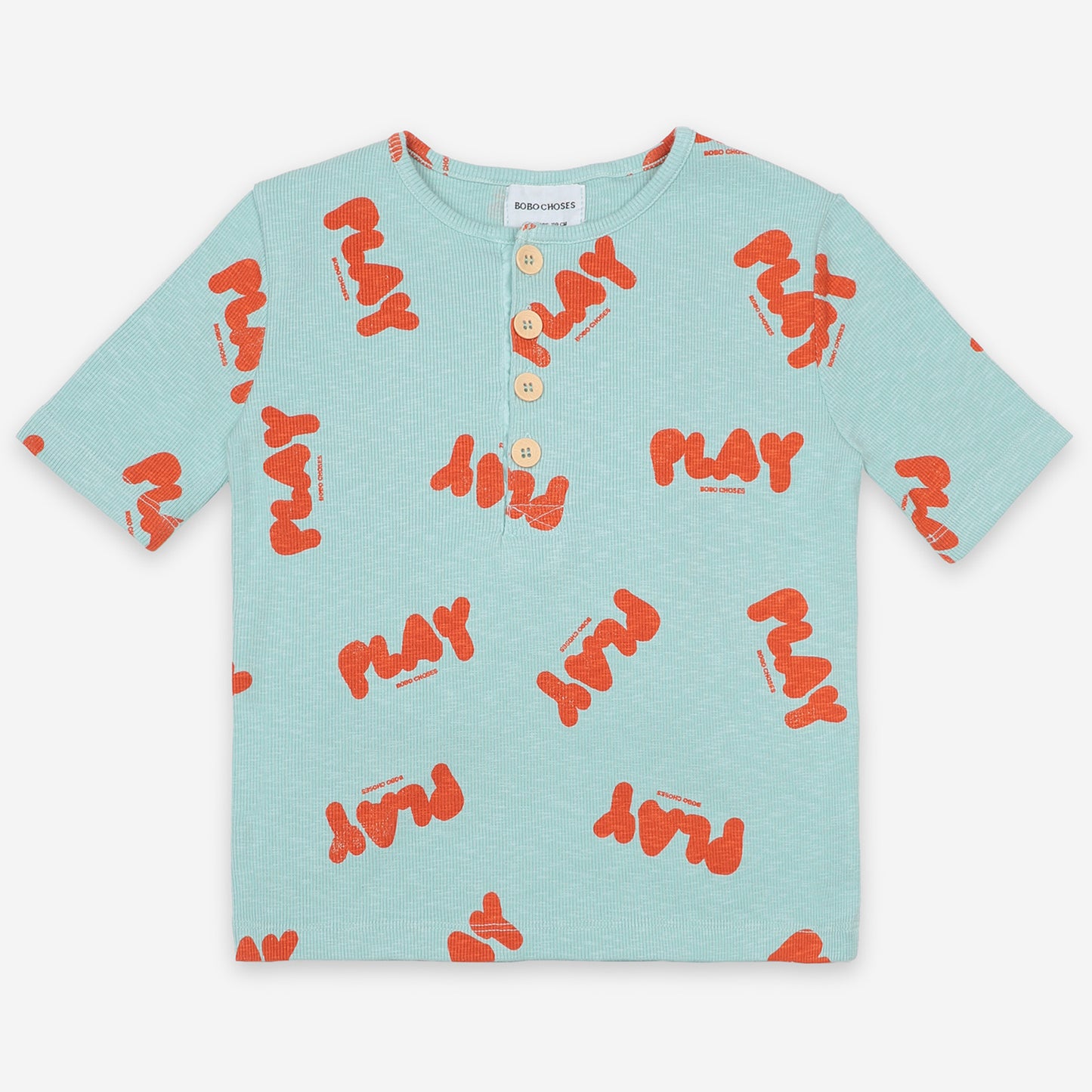 Play All Over Buttoned T-shirt